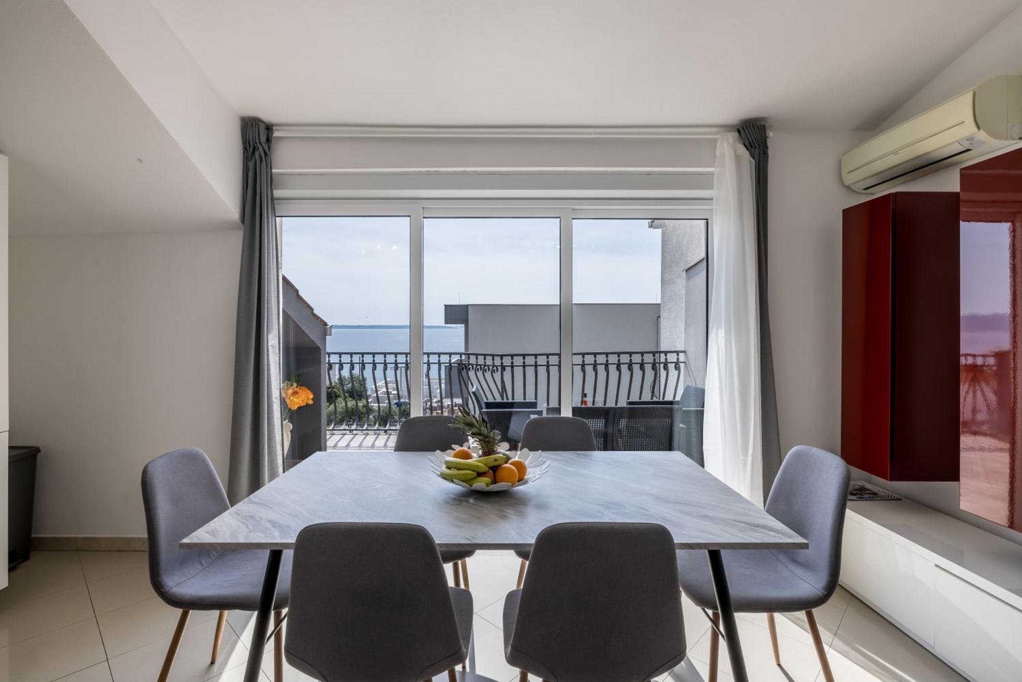 Mediterano Apartments Podstrana Bagian luar foto