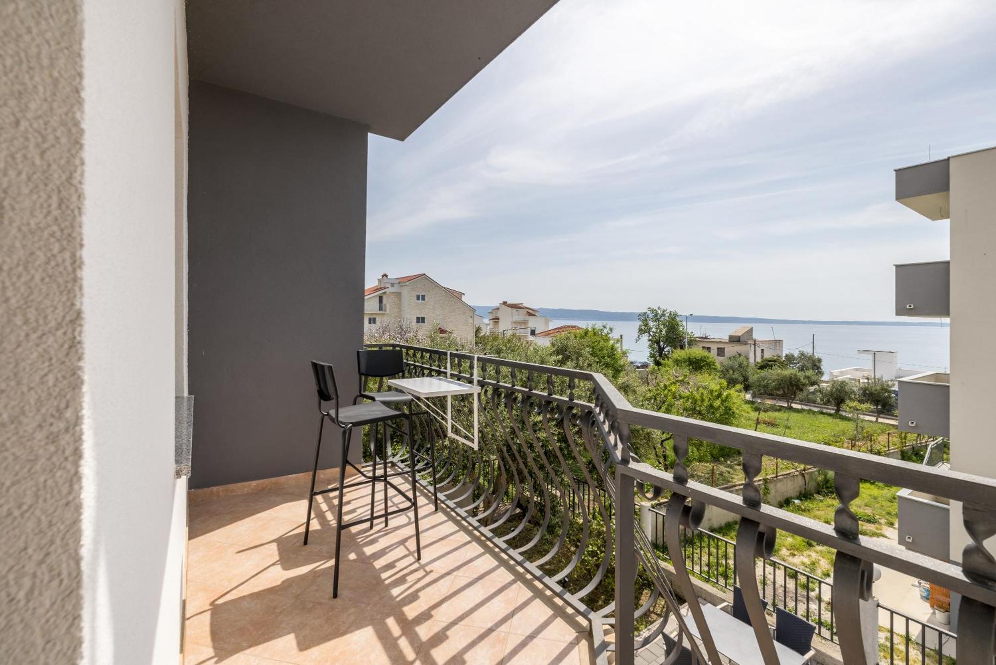 Mediterano Apartments Podstrana Bagian luar foto